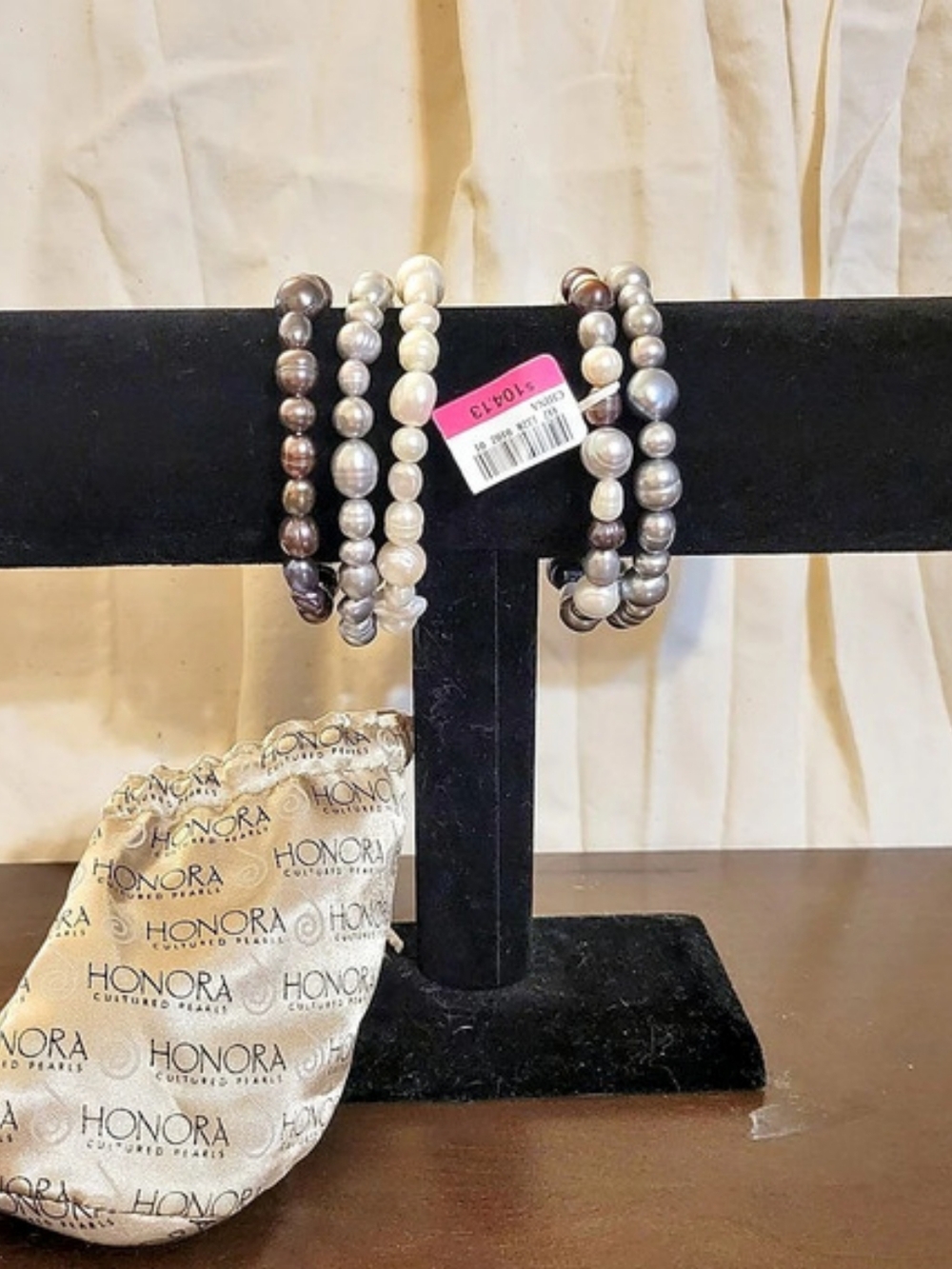 Honora Multi Color CFWP Dyed Multi Color CFWP 7 in Bracelet Pearl Bracelets